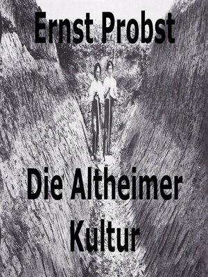 cover image of Die Altheimer Kultur